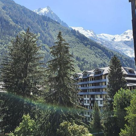 Appartement JOLI 32m avec BALCON-VUE sur le MONT-BLANC à Chamonix Extérieur photo